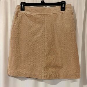 Boden tan corduroy skirt.
